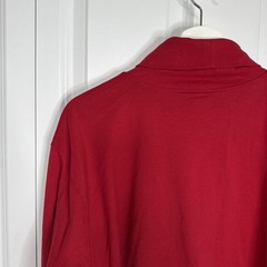 Lands End Super-T Vintage Red Turtle Neck Longsleeve Size XXL 50-52 Old Money