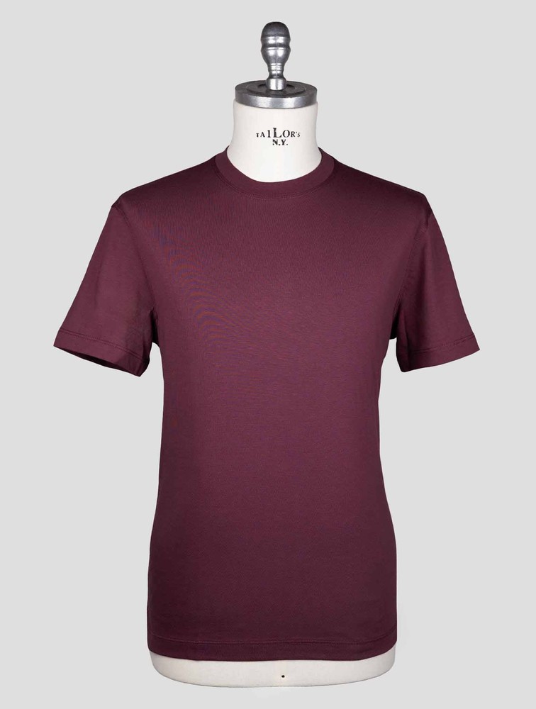 NEW KIRED BURGUNDY COTTON T-SHIRT KRMZ1 US 36 – EU 46 KRMZ1