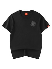Niepce Men’s Raging Kirin Embroidery Graphic Tee Japanese Streetwear T-Shirt