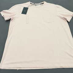 VRST Pocket T-Shirt Mens Size Large Light Pink Stretch Lightweight New!