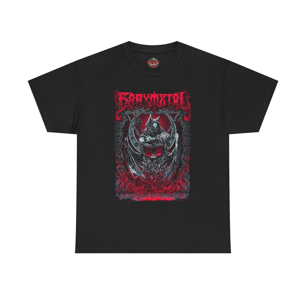 Babymetal Kitsune Fox God Grim Reaper Skull Kawaii Rock Band Unisex T-Shirt