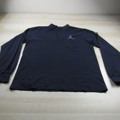 Bulwark Shirt Mens Large Blue Henley FR Fire Resistant Pocket Cat 2 Workwear