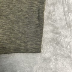 Calvin Klein Long Sleeve Shirt Mens XL Olive Green Heather Crewneck Cotton Blend