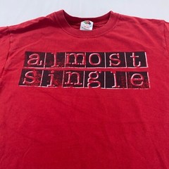 vintage 90s ALMOST SINGLE T-Shirt M funny dating joke