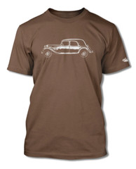 Citroen Traction Avant 11B 1934 – 1957 T-Shirt – Men – Side View – French Car