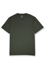 Banana Republic F Mens Green Midweight Cotton V-neck Tee Shirt Large L BR-011