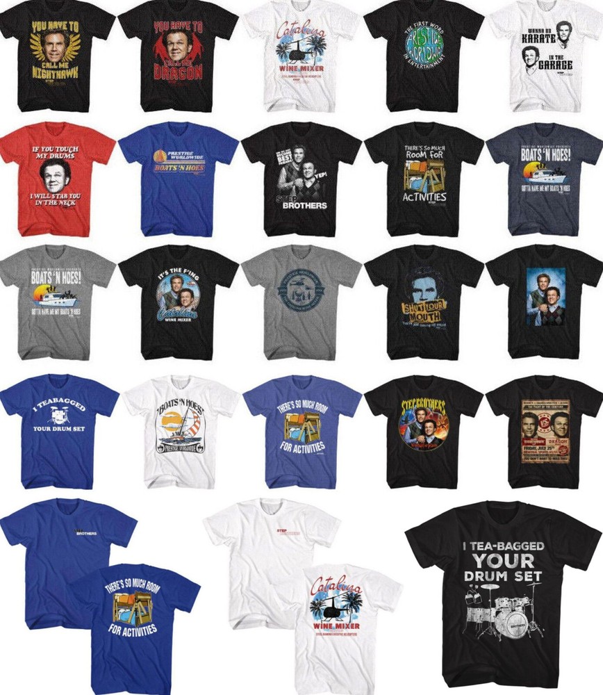 Pre-Sell Step Brothers Comedy Movie Licensed T-shirt