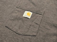 Carhartt Loose Fit Men Size 3 XL Pocket T-Shirt Dark Gray Short Sleeve Work Tee