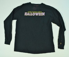 John Carpenter’s Halloween Horror Movie Long Sleeve Promo Shirt Black (Stain) L