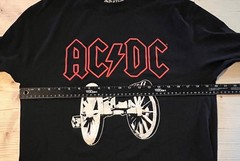 AC/DC Long Sleeve Tour Shirt For Those About To Rock Mens Medium Graphic