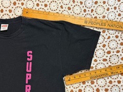Supreme x Thrasher Boyfriend T shirt pink graphic 2017 Collection Worn Gruge Xl