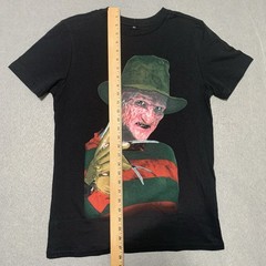 Freddy Krueger A Nightmare on Elm Street T Shirt Size S Black Horror Movie NEW