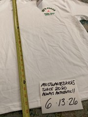 NWT Nike Air Jordan Graphic MJ’s Pizza 23 White T-Shirt Men’s Sz SFREE SHIP