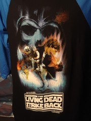 FRIGHT RAGS “Zombie Wars-The Living Dead Strike Back” M 3/4 Sleeve Band Tee