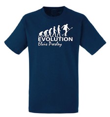Evolution of Elvis Presley t shirt Evolve of The King Jailhouse Unisex T-shirt