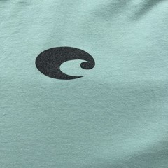 Costa Del Mar Men’s L “Born On The Water” Graphic T-Shirt 100% Cotton Teal