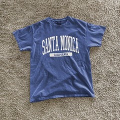 Santa Monica Beach California Souvenir Aesthetic, Vintage T-Shirt