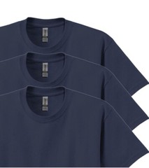 Lot Of 3 Gildan Men’s Ultra Cotton Plain Crew Neck Short Sleeves T-Shirt (G200)