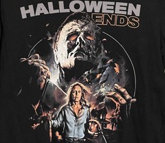 Fright Rags HALLOWEEN ENDS Laurie Strode Graphic Design Mens Shirt L – Large OOP