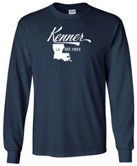 Kenner Louisiana T-Shirt Long Sleeve Graphic tee