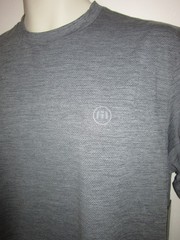 TRAVIS MATHEW SCENIC VISTA Performance Active Tee T-Shirt Heather Grey Sz L
