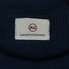 Adriano Goldschmied AG Waffle Knit Thermal Long Sleeve Shirt Men’s Medium Blue