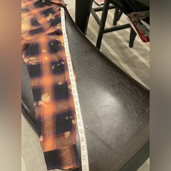 Valabasas v bleached men flannel shirt Sz L