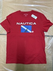 Nautica Red Spring Color T Shirt (Size L ) – Retail Price 24.50$