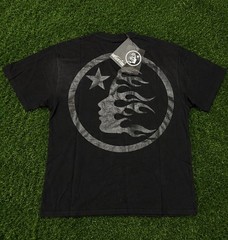 Hellstar Black Graphic Logo Print Crew Neck Short Sleeve T-Shirt Men’s S