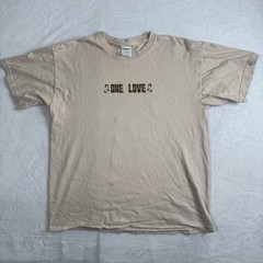 2009 Gildan Reggae in the Desert Ky-Mani Marley Beige SS Shirt Men’s Large