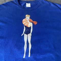 Cool Shrimp On The Barbie pop culture t-shirt featuring bold graphic artwork XL