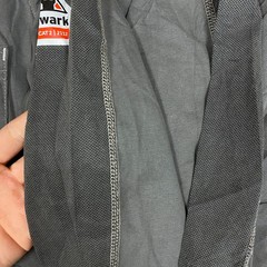 Bulwark FR IQ Series Henley Shirt Large Gray CAT 2 CAL Flame Resistant HRC ARC