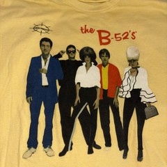The B-52s Men’s Size XXL Farewell Tour 2022 Album Cover Tee T-Shirt Yellow