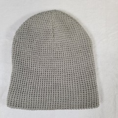 RVCA Unisex Knit Beanie Heather Gray One Size Slouchy Warm Comfort Casual