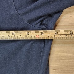 Uniqlo Supima Cotton T-Shirt Men L Navy Blue Short Sleeve Crew Plain Minimal
