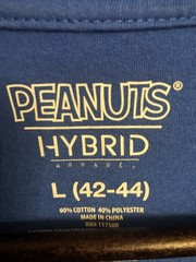 Peanuts Hybrid Snoopy I Can’t Even Blue T-Shirt. Mens Size Large P2P 20.5” L 28”