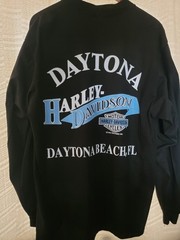 VNTG HARLEY REPRINT LONG SLEEVE MODERN ON SHAKA HEAVYWEIGHT T SHIRT