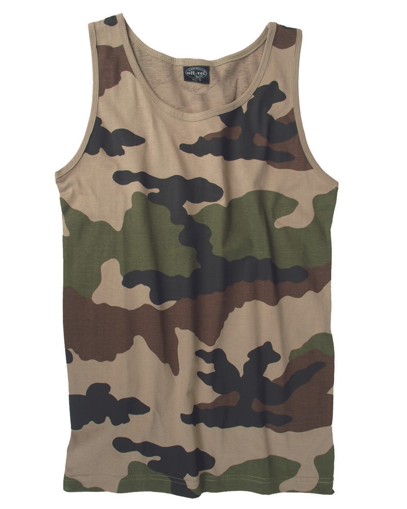 Miltec Tank Top Cotton Camo CCE Size M