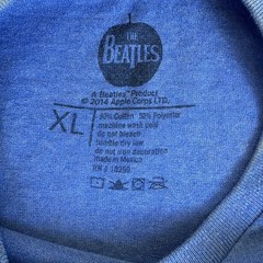 Apple Records The Beatles In Mono T-Shirt Mens XL Heather Blue Graphic Cotton