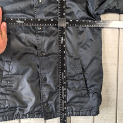 VTG Champion Lined Windbreaker Jacket Boys Youth Small Black Daily Active Wear