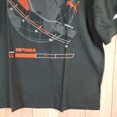 Puma Formula 1 Racing Graphic Mens Tee Shirt XL Black Relaxed Fit Essentials