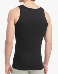 3 TOMMY HILFIGER COTTON BLACK GRAY WHITE RIBBED TANK TOP S M L XL XXL T-SHIRTS