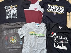 (48 Pc) Random Lot of Graphic TShirts Mixed All Sizes USA Brands Vintage Sports