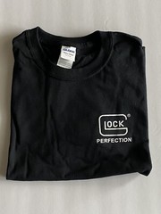 Glock Perfection mens Black shirt logo gun graphic t-shirt tee Size: XXXL