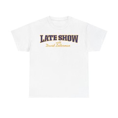 Late Show David Letterman TV Show Nostalgic T-shirt