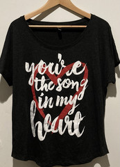 Heart Song Tee Large Savannah & Sky Give Back Collection Signature Charity Piece