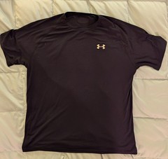 Lot of 5 Men’s Medium Synthetic Wicking T Shirts Under Armour EMS