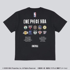 ONE PIECE × NBA T-Shirts Group Art BLACK、White