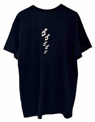 New T Shirt Jojo’s Bizarre Adventure Anime Logo front + back BLACK S M L XL