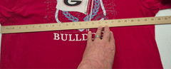 Southern Tide Georgia Bulldogs Men’s red graphic T-shirt XL pocket Cotton 2sided